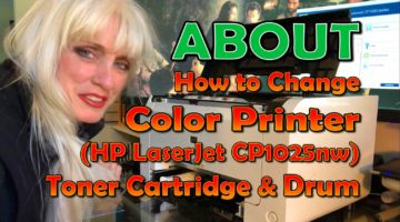 How to change HP LaserJet toner & drum