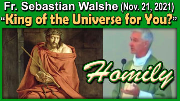 Fr. Sebastian, Homily on Christ, King of the Universe
