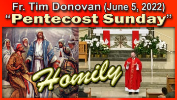Fr. Donovan's June 5, 2022 Pentecost Homily on the Holy Spirit