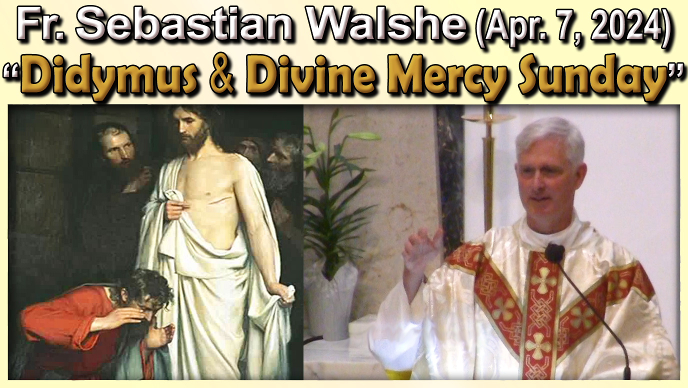Apr. 7 - Fr. Sebastian on Divine Mercy Sunday