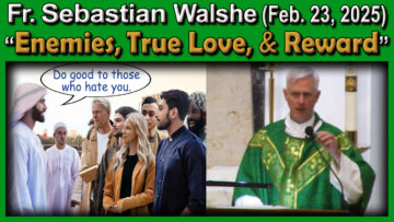 Feb. 23, Fr. Sebastian - Enemies, True Love, Reward (11 AM) 19-mins