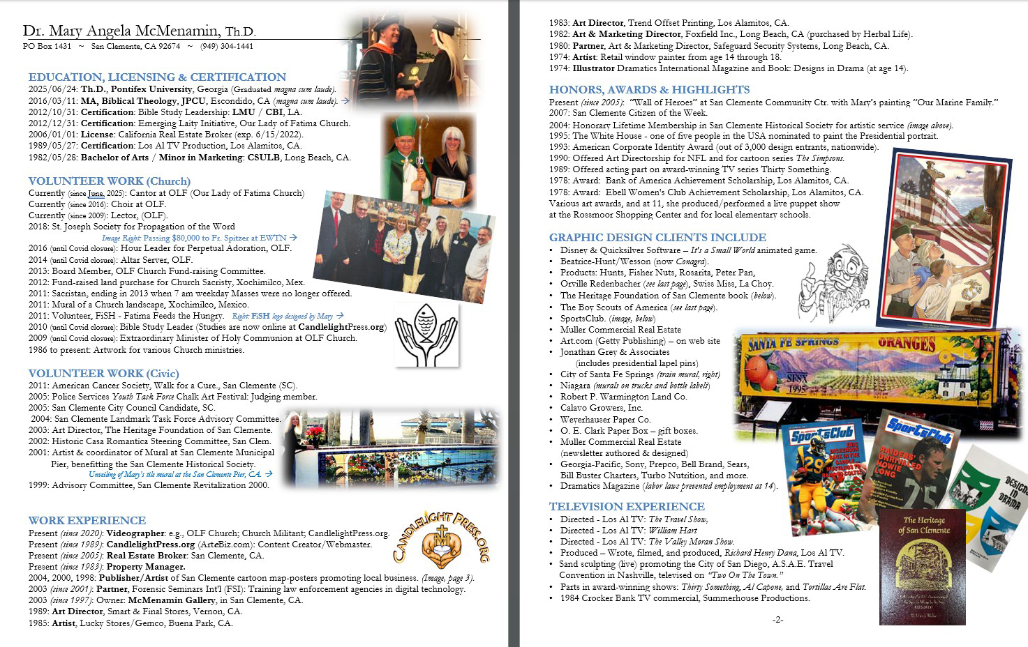 Dr. Mary's Resume (June 24, 2025) p. 1-2