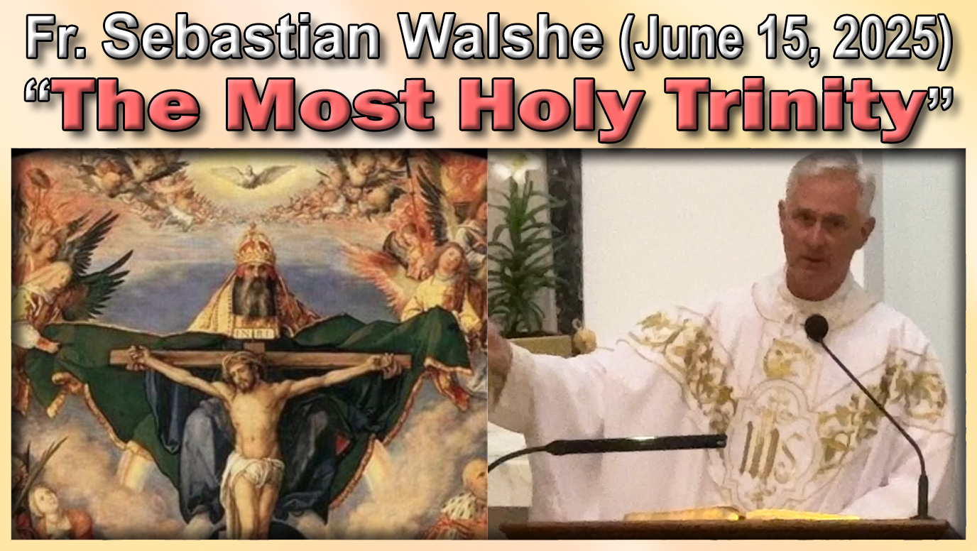 June 16, Fr. Sebastian - The Most Holy Trinity
