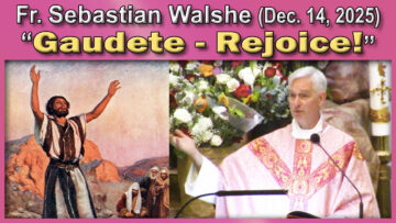 Dec. 14, 2025 - Fr. Sebastian - Gaudete! (11 AM)