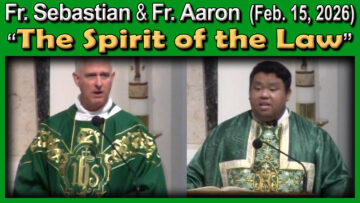 Feb. 15, 2026 - Fr. Sebastian and Fr. Aaron - Spirit of the Law (9 and 11 AM)