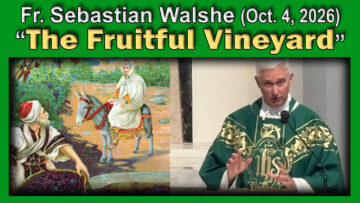 Oct. 4, 2026 - Fr. Sebastian - The Fruitful Vineyard (7 AM / 21 minutes)